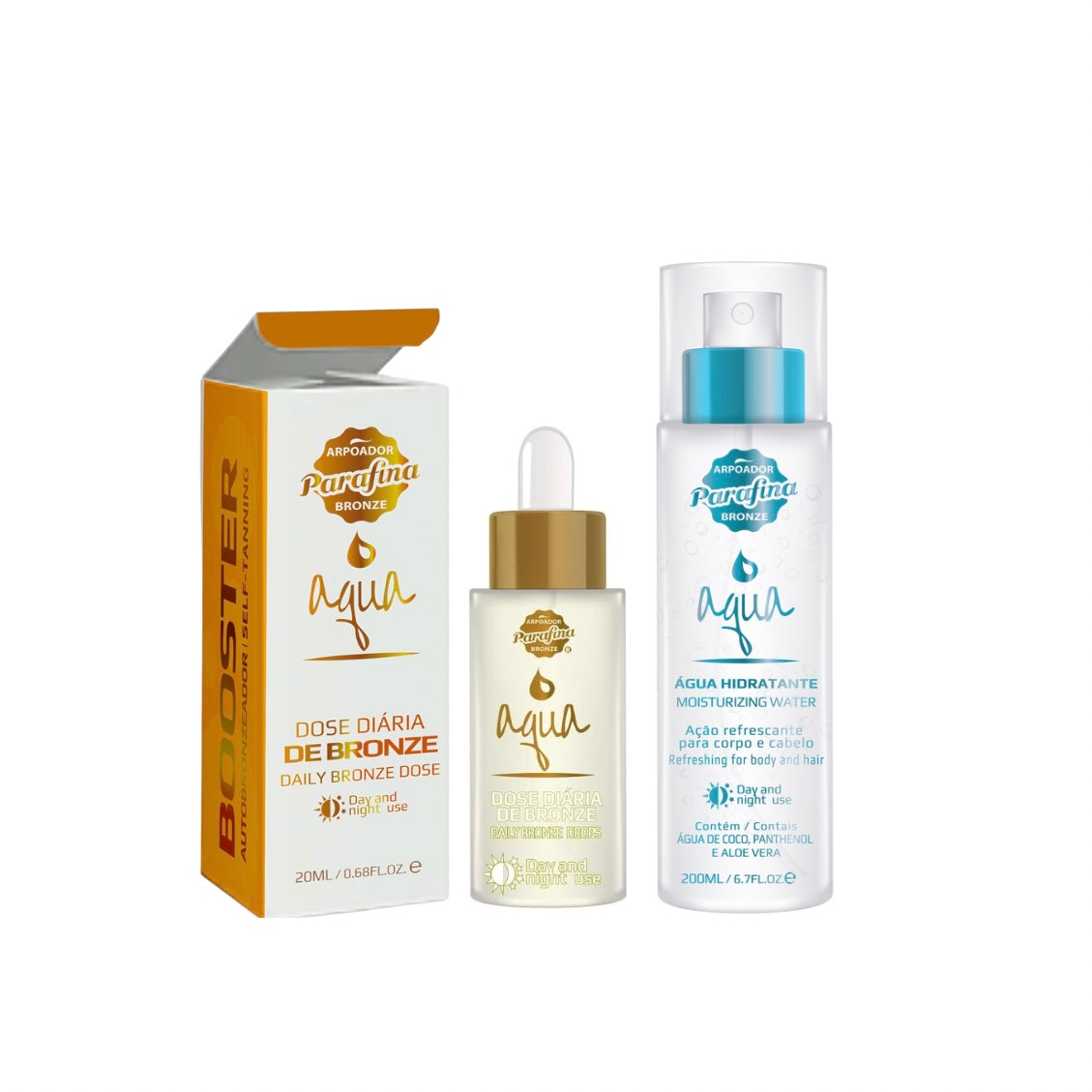 Kit Fresh – Autobronzeador 30ml + Aqua Hidratante 200ml