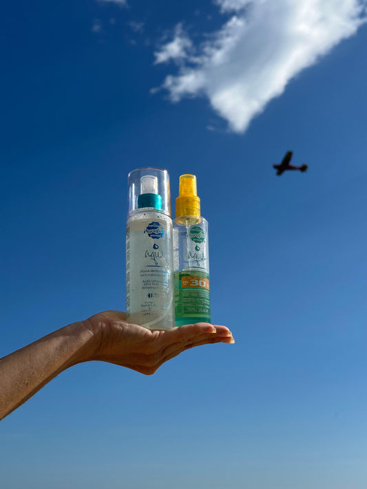 DUPLA REFRESCANTE AQUA SUN FPS 30 PROTETOR SOLAR BRUMA + AQUA HIDRATANTE