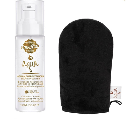 20% OFF  COMBO Água Auto Bronzeadora &  Luva Aplicadora