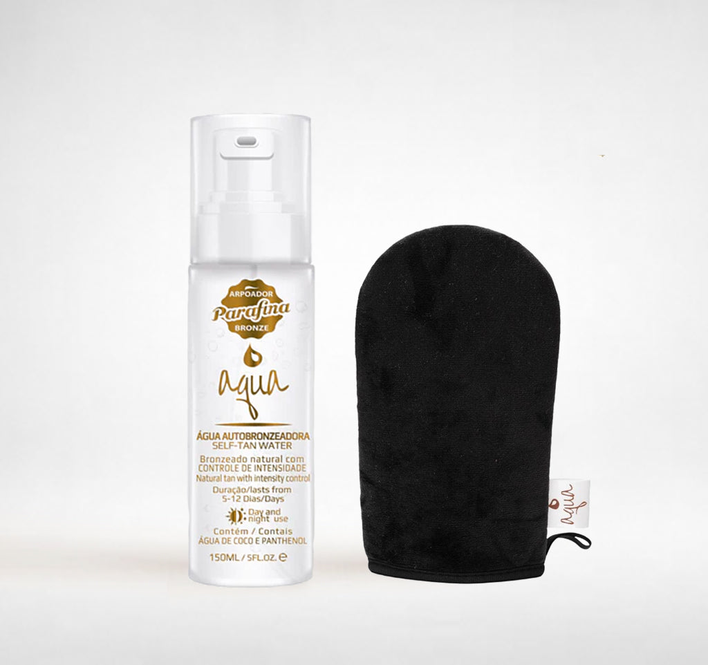 Kit Aqua - Agua autobronceadora 150 ml + Guante aplicador