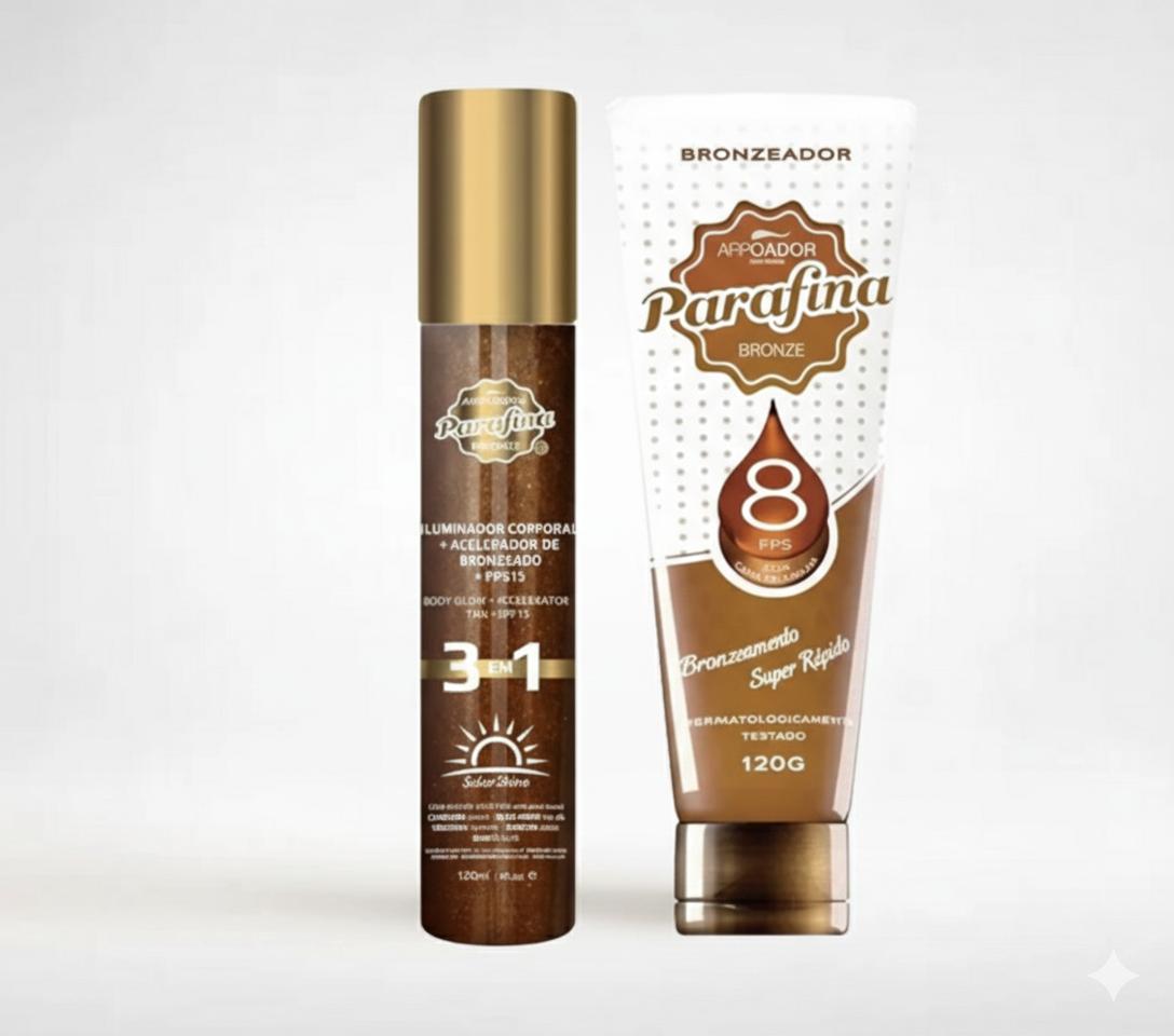 Kit Glow Up - Iluminador solar 120 ml + Bálsamo corporal 120 ml